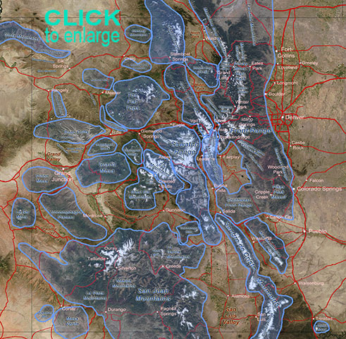 Colorado Mountain Ranges