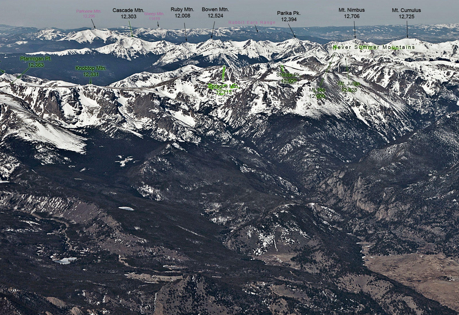 The Front Range Aerial View
