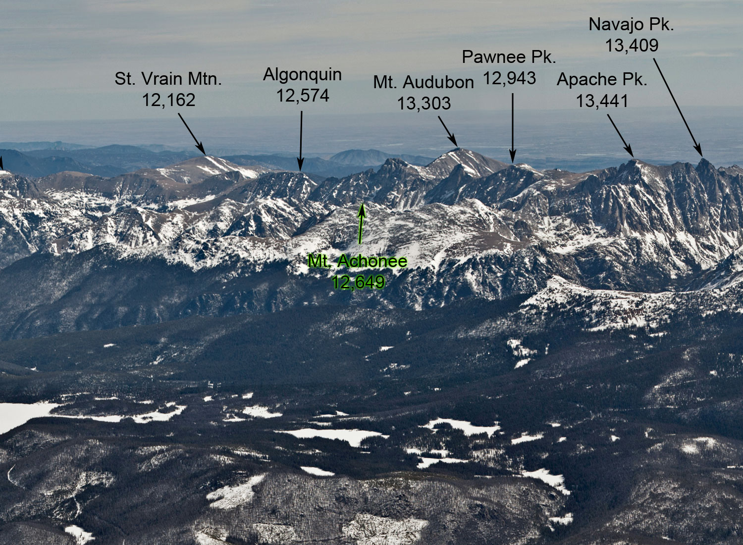 The Front Range Aerial View