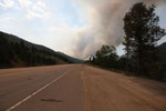 Waldo Canyon Fire from Hwy 24 in Chipite Park