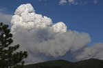 Pyrrocumulus cloud over Colorado Springs