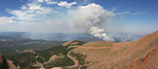 Waldo Canyon Fire from Pikes Peak