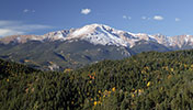 Pikes Peak at Fall Colors Time