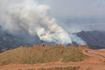 Waldo Canyon Fire from Pikes Peak