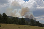 Waldo Canyon Fire as seen near Woodland Park Walmart