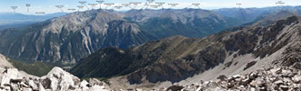 south-west view  from Mt. Princeton